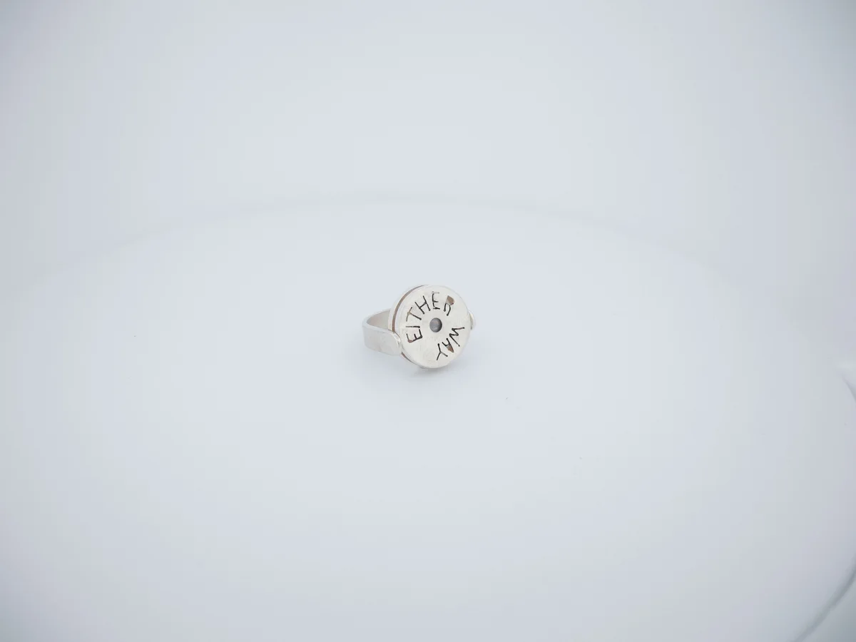 Bague I LOVE YOU EITHER WAY detail